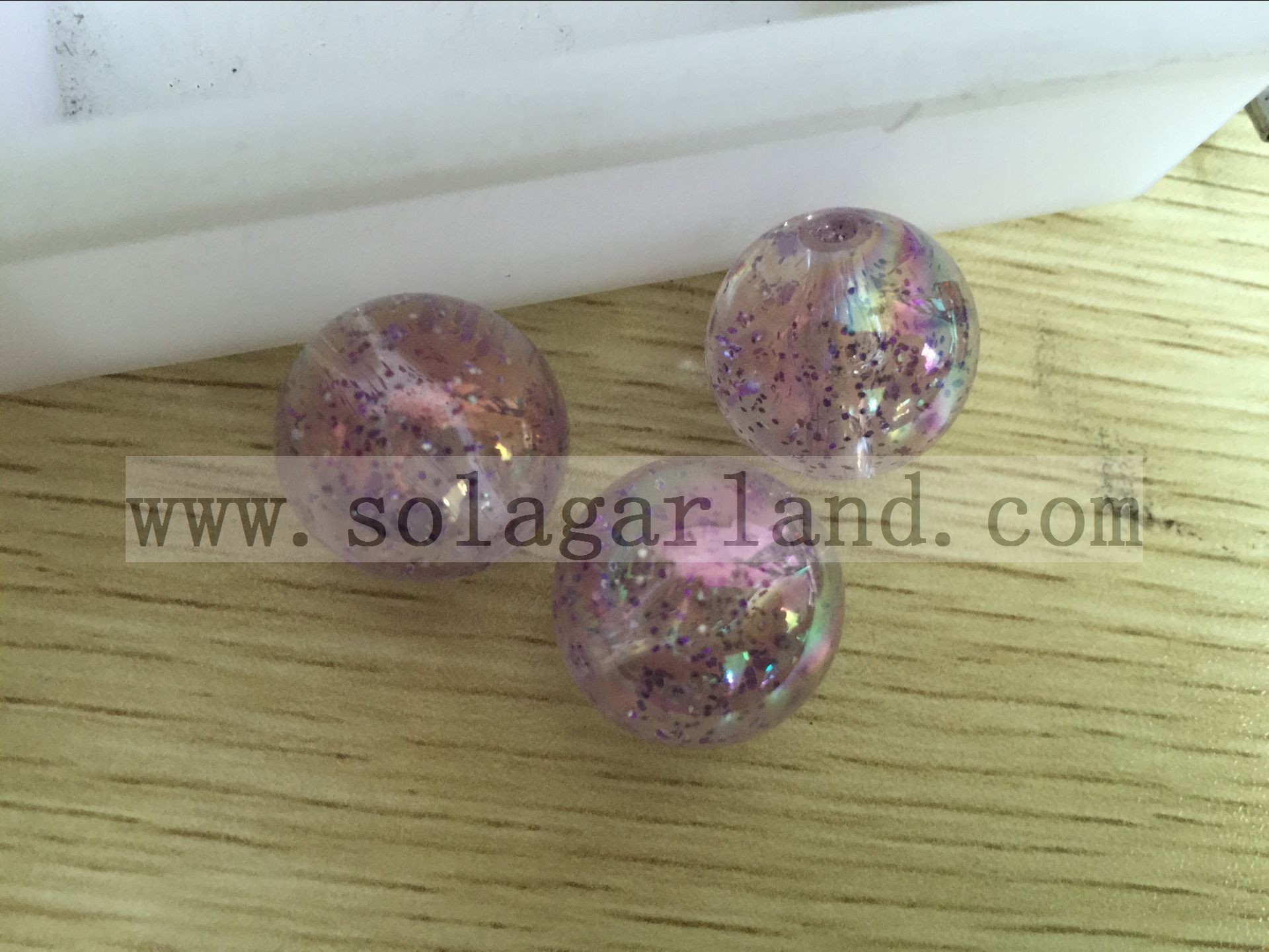 Acrylic Round Chunky Gumball Beads