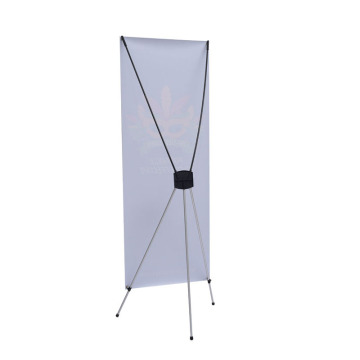 X stand display banner