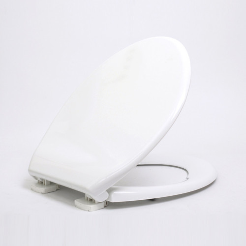 Cubierta de asiento de inodoro con calefacción electrónica higiénica de baño blanco