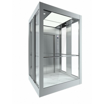Customized Residential Home Elevator Safety Lift - Panoramic Glass Passenger Elevator