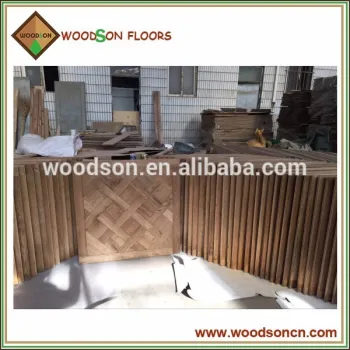 Special For Talented Designer Hand Made Classical Solid Versailles Oak Parquet