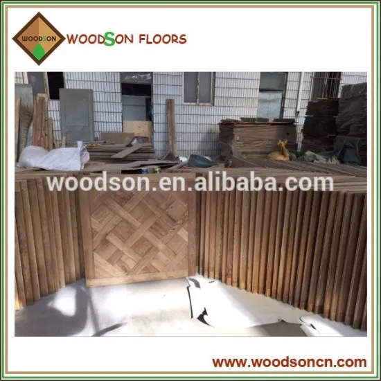 AB quality versailles design solid parquet wooden tile