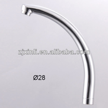 28MM Diameter Kitchen Faucet Tube, Brass / S.S Material Faucet Spout, J Shape