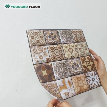 Waterproof Self-Adhesive 3D Tile Stickers for Indoor Walls
