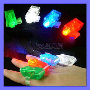 LED Bright Finger Ring Flashlight Party Xmas Wedding Glow Laser Light (SL-361)