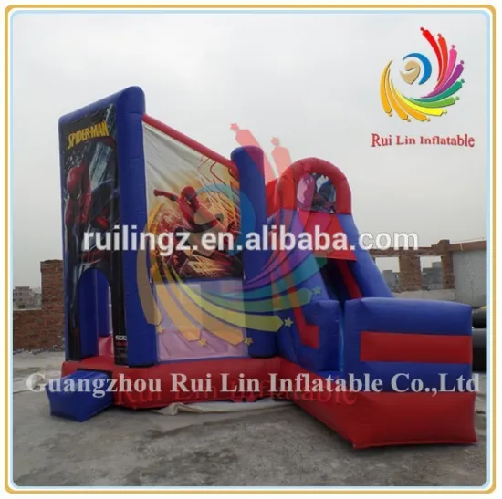 Rui Lin inflatable spider theme combo bouncer for jumping
