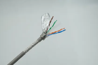 Super-Six Shielded Cat6/Cat6a/Cat7/Cat8 FTP/SFTP PVC Jacket Ethernet Cable - 1m Length