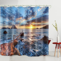 peva printing modern shower curtains