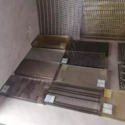 Modern Architecture Decorative Architectural Mesh Laminated Glass