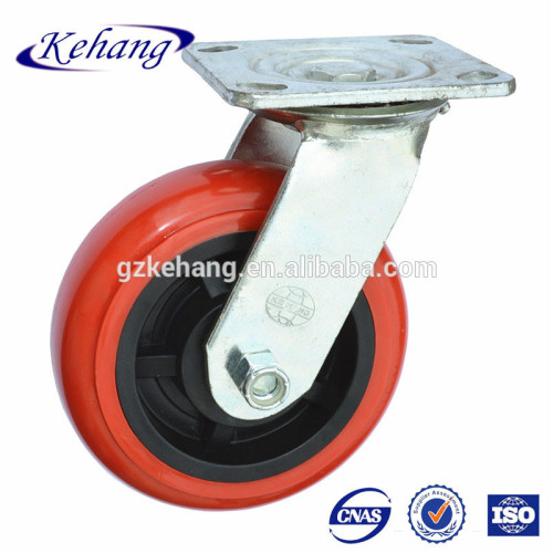 Wholesaler Medium Size Plastic Core Caster Wheels with Zinc Housing