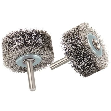 2-inch Wire Brush Wheel with Stainless Steel Fibers: Ideal Accessory for Drill and Die Grinder Tools