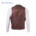 Fancy Suit Vest Single Breasted Waistcoat Men