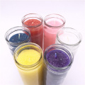 7 Day Chakra Glass Church Candles