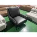 Luxueuse chaise salon en cuir pour le salon moderne