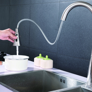 Single-handle Pull Down Dual Function Kitchen Faucet