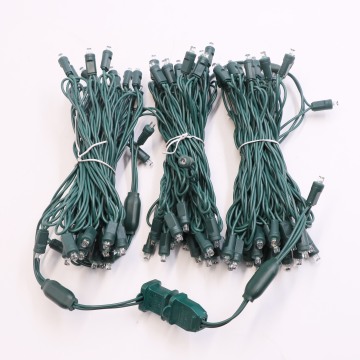 10 m verbundene Anti-kalte 5-mm-Farbpolizisten im Freien am Weihnachts-LED-LED-Saitenleuchten im Freien ändern