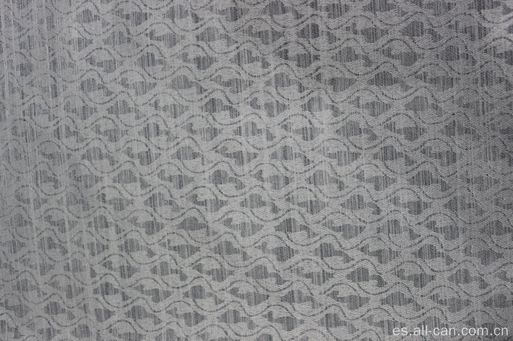 Tela de cortina de revestimiento jacquard