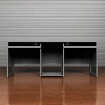 Metal computer desk