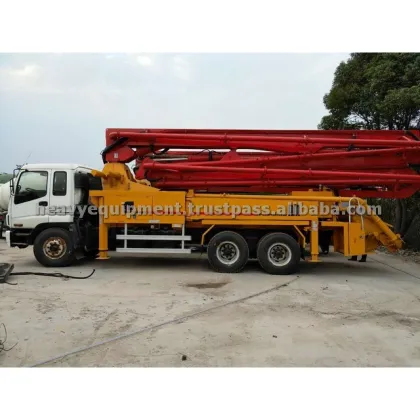 Used Putzmeister Concrete Pump Truck 37 Meters