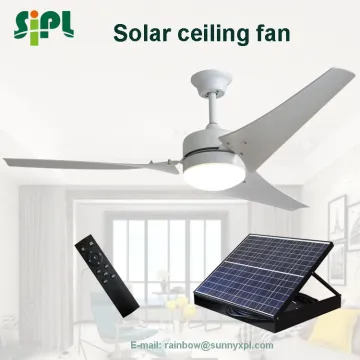 60 Inch 40W Solar-Powered Ceiling Fan for Home Appliances