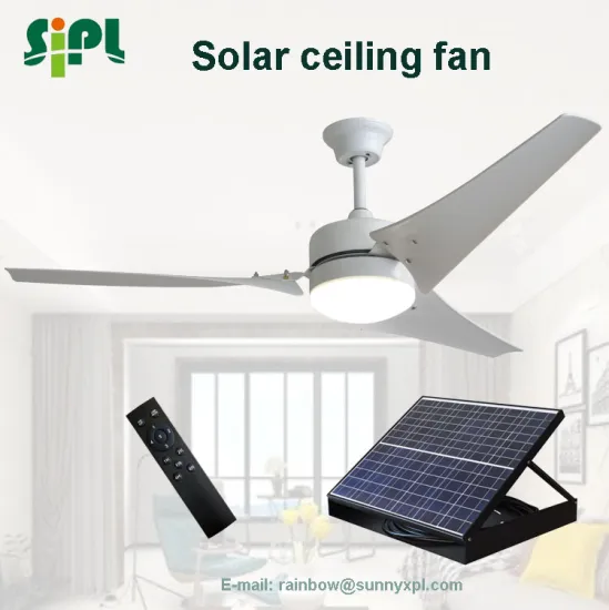 60 Inch 40W Solar-Powered Ceiling Fan for Home Appliances