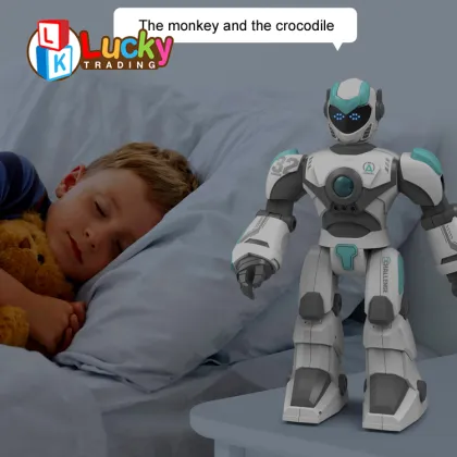 Voice Gesture Control RC Toy Robot: The LK Toys' Intelligent Dancing Kids' Entertainment Center
