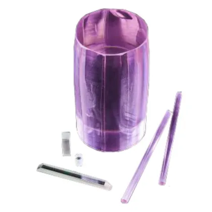 Laser Host Crystal: Nd:YAG (Neodymium Doped Yttrium Aluminum Garnet)