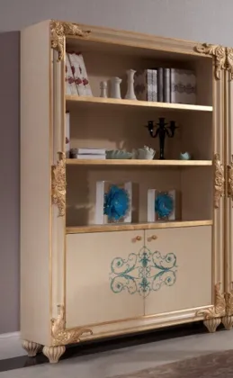 Antique grey bookcase design / commercial bookcase