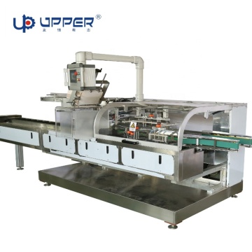 Máquina de carfrina horizontal automática para pan, moño, pastel, embalaje de caja de chocolate