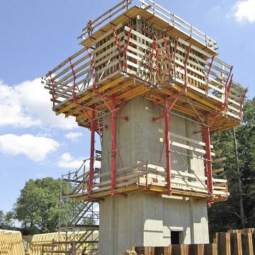 Bridge Column Pier Self-climbing Formwork