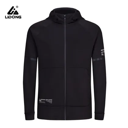 Reflective Hoodie Men 's Sports Hooded Jacket