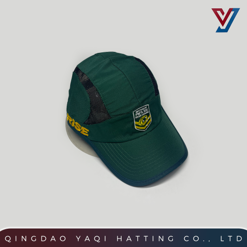 Quick-Dry Curved Brim Color Block Spliced Cap