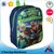 TMNT Ninja Turtles Deluxe 3D Embossed 16" School Bag Backpack