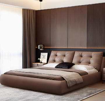 Modern Luxurious Metal Hotel Bed for Bedrooms