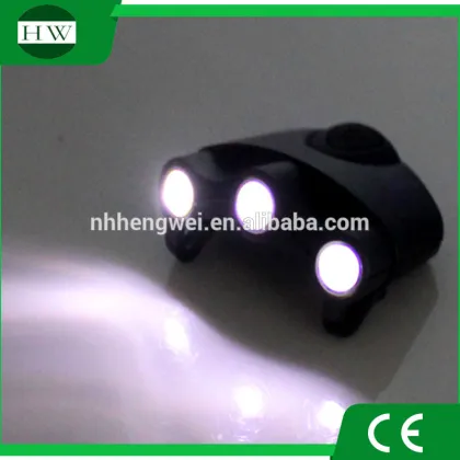3 LED hat clip light ultra brightness Visor Fishing Clip Light camping lamp cap clip light