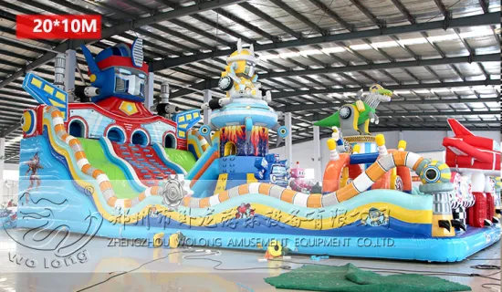 Best sale Playground Commercial inflatable jumping castle slide for sale