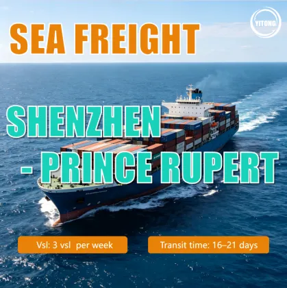 Ocean Freight from Shenzhen to Prince Rupert Canada