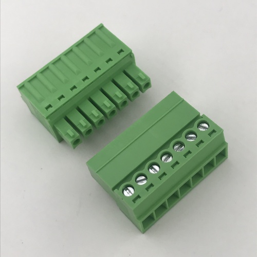 3.81mm pitch 7 pin spring pluggable terminal block