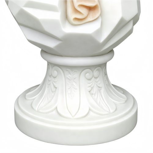 Vintage Cherub Marble Planter