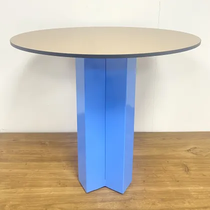 Blue Round Coffee Dining Furniture Metal Table Legs