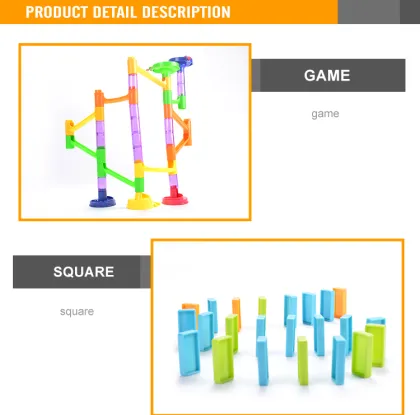 3D maze ball domino 74pcs children domino game