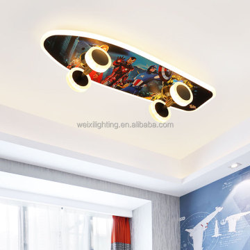 Nordic Cartoon Eye Protection LED Ceiling Light for Children's Room