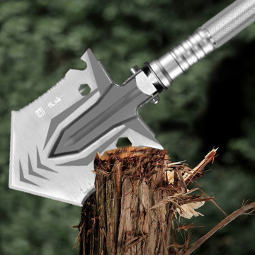 Multi-Use Camping Shovel: Compact, Foldable, and Versatile for Outdoor Activities like Hunting, Hiking, Fishing, and Survival