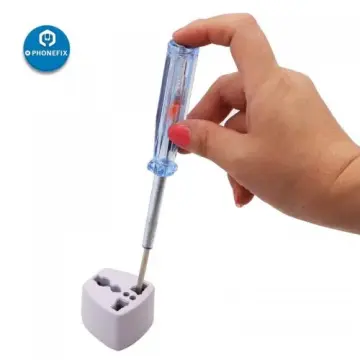 Home Hand Tools Voltage Tester Pen AC Electroprobe Slotted Screwdriver