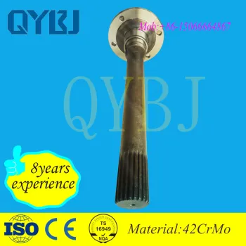 Automobile parts manufacturer hardening treatment driving shaft type through shaft