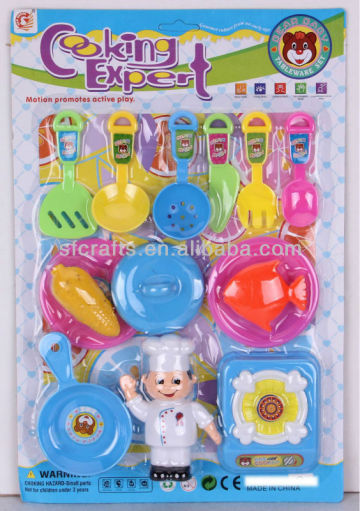 Kids funny kitchen cooking play set toys