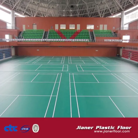 sports surface PVC flooring for badminton special floor