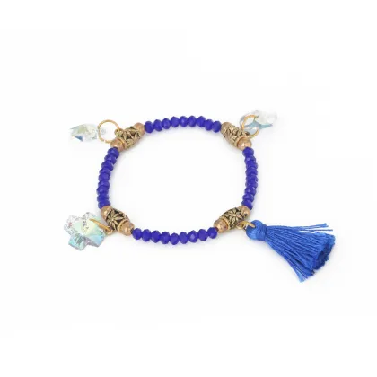 bracelet crystal jewelry 2019 wholesale hot product crystal bead tassel bracelet women