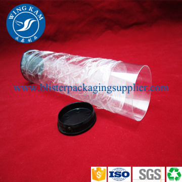 Extrusion Tube Packaging Hard Black Lid for Hair Extension