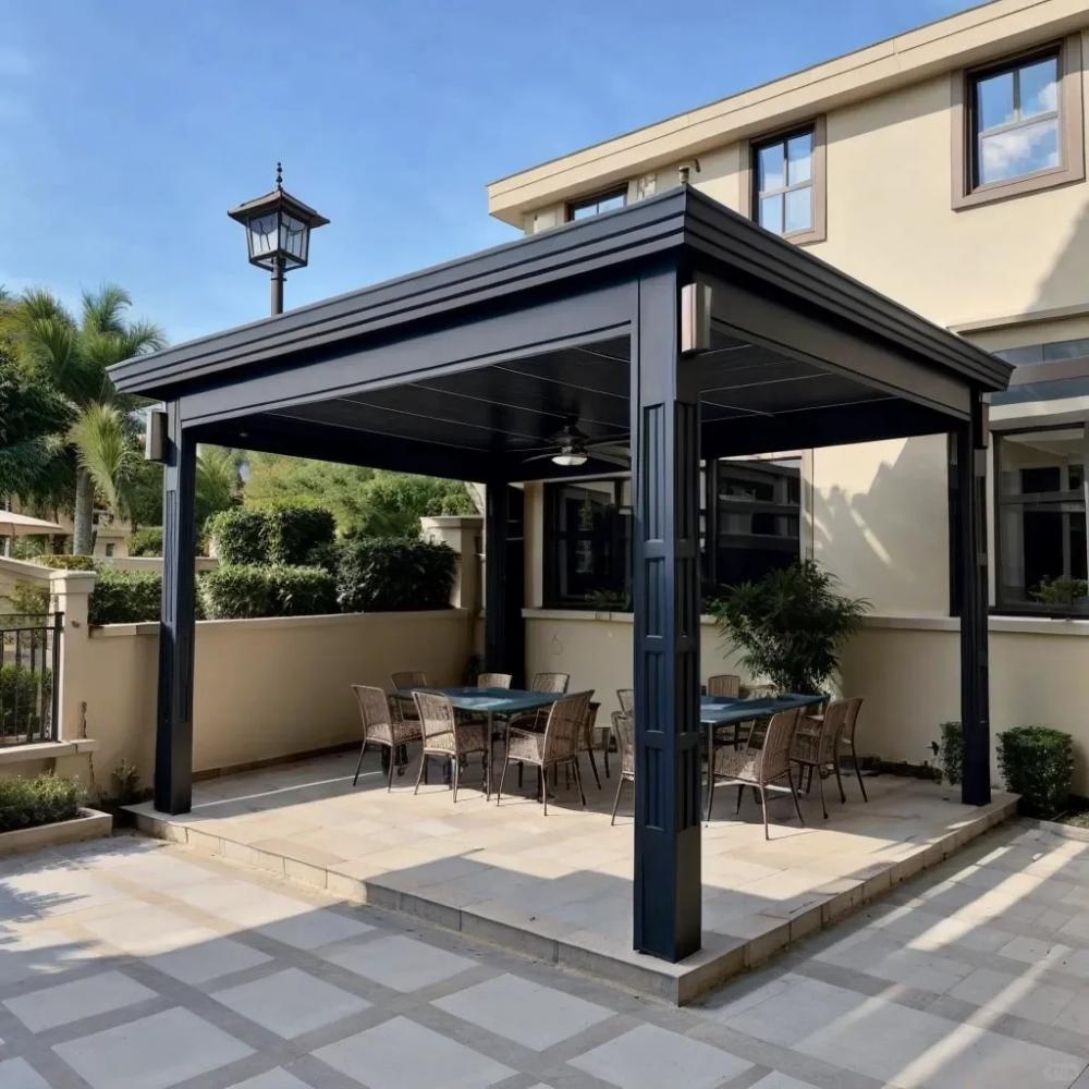 Louvered Gazebo (115)